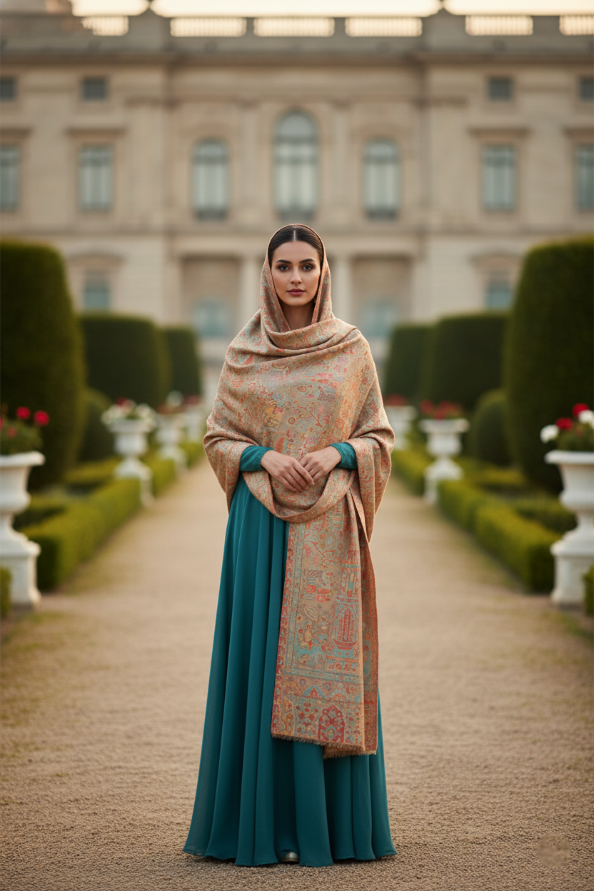 Nāqsh-e-Kashmir - Pure Kaani Kashmiri Shawl