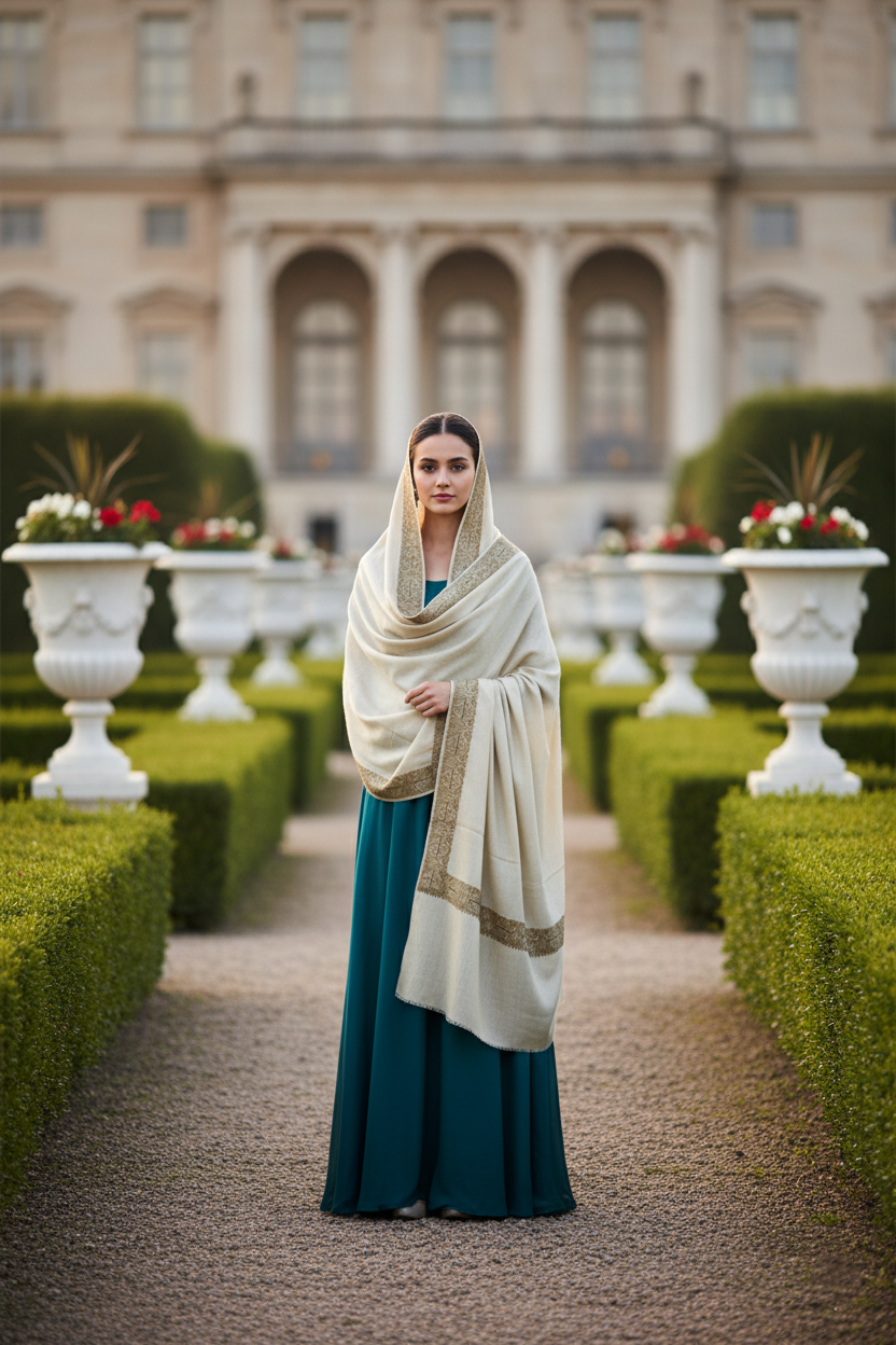 Noor-e-Nawāzi - Kashmiri Pashmina Shawl