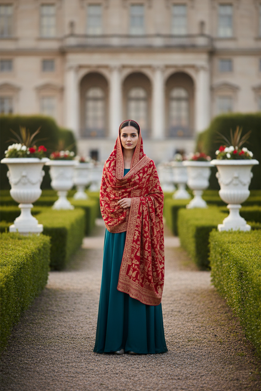 Mughlai Naqsh - Pure Kashmiri Pashmina Shawl