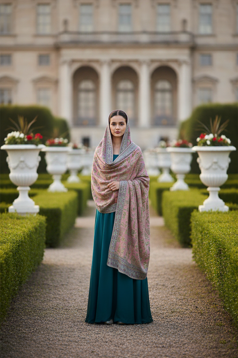 Gull-e-Bahar - Pure Kaani Kashmiri Pashmina Shawl