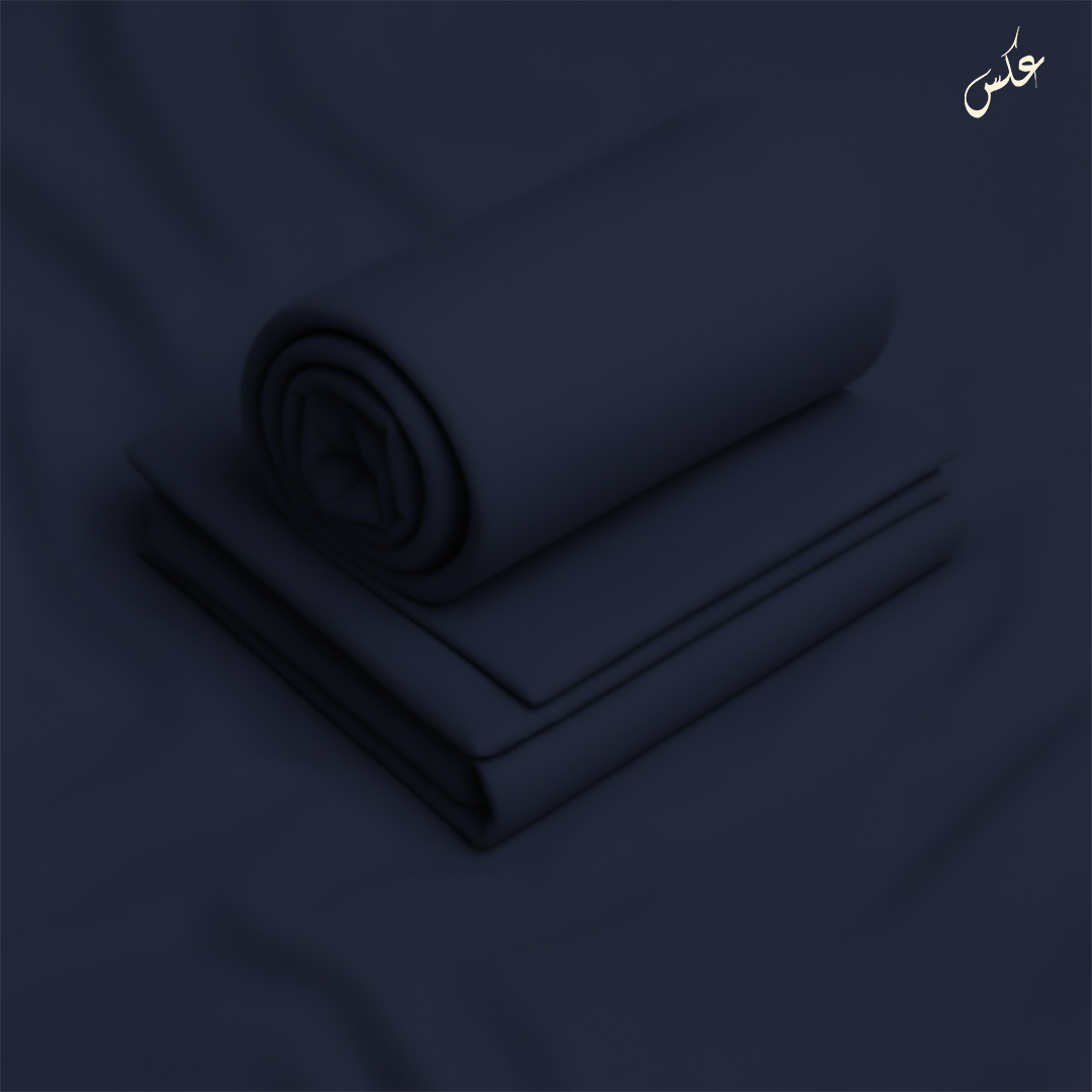 Dark Navy Wash&Wear | Unstiched