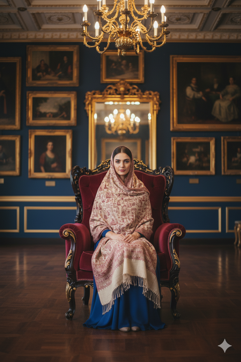 Rawayat Pashmina Scarve | A Narrative Tapestry