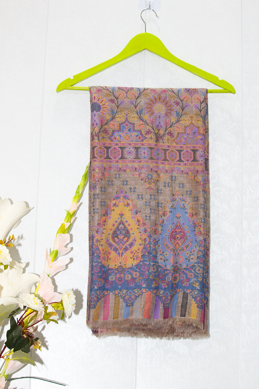 Gull-e-Bahar - Pure Kaani Kashmiri Pashmina Shawl