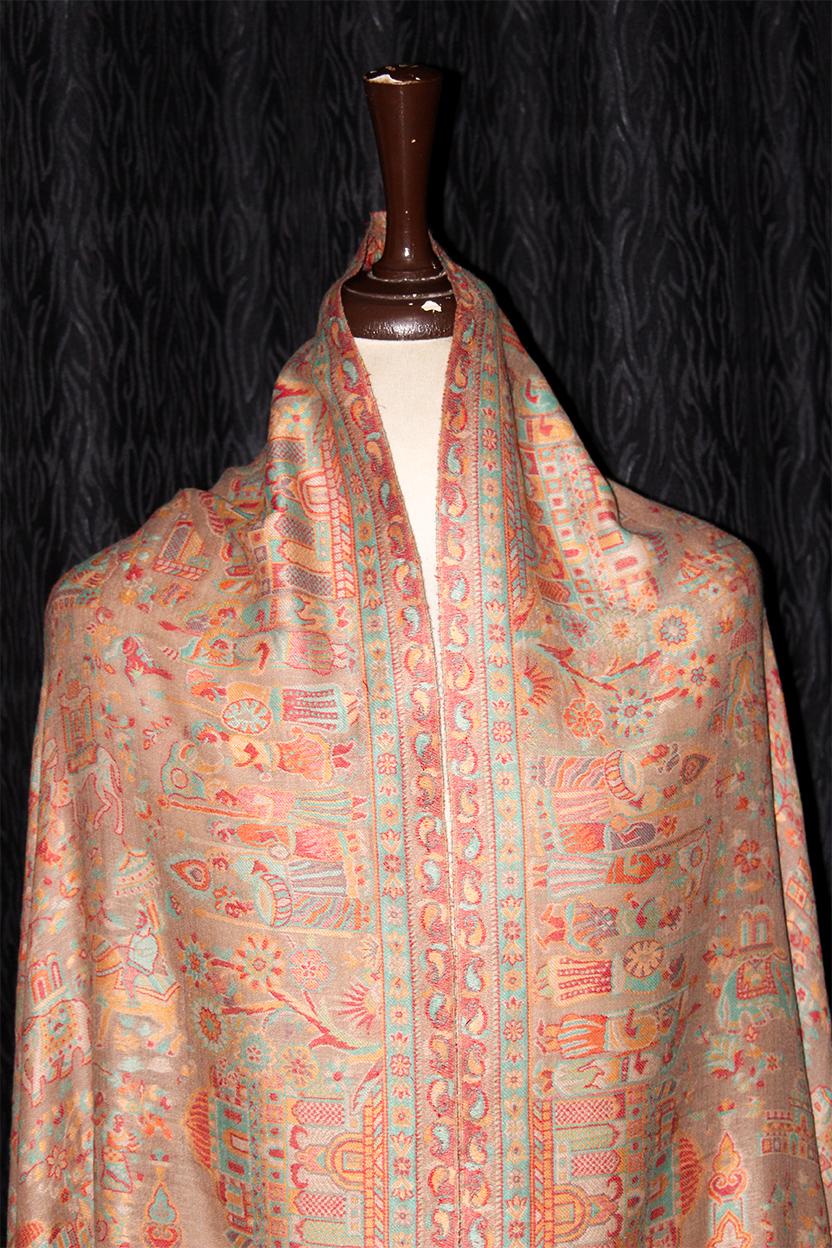 Nāqsh-e-Kashmir - Pure Kaani Kashmiri Shawl