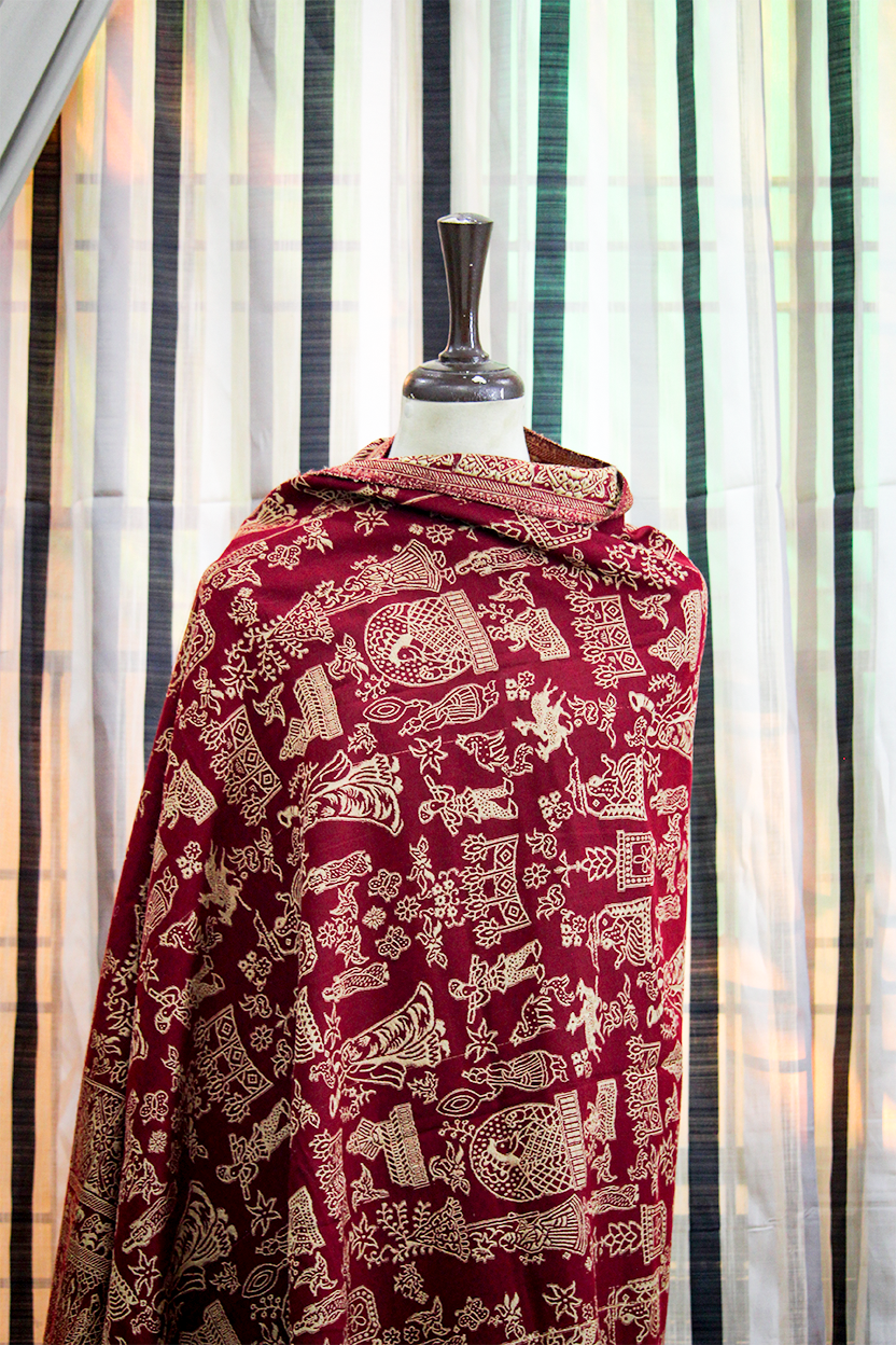 Mughlai Naqsh - Pure Kashmiri Pashmina Shawl