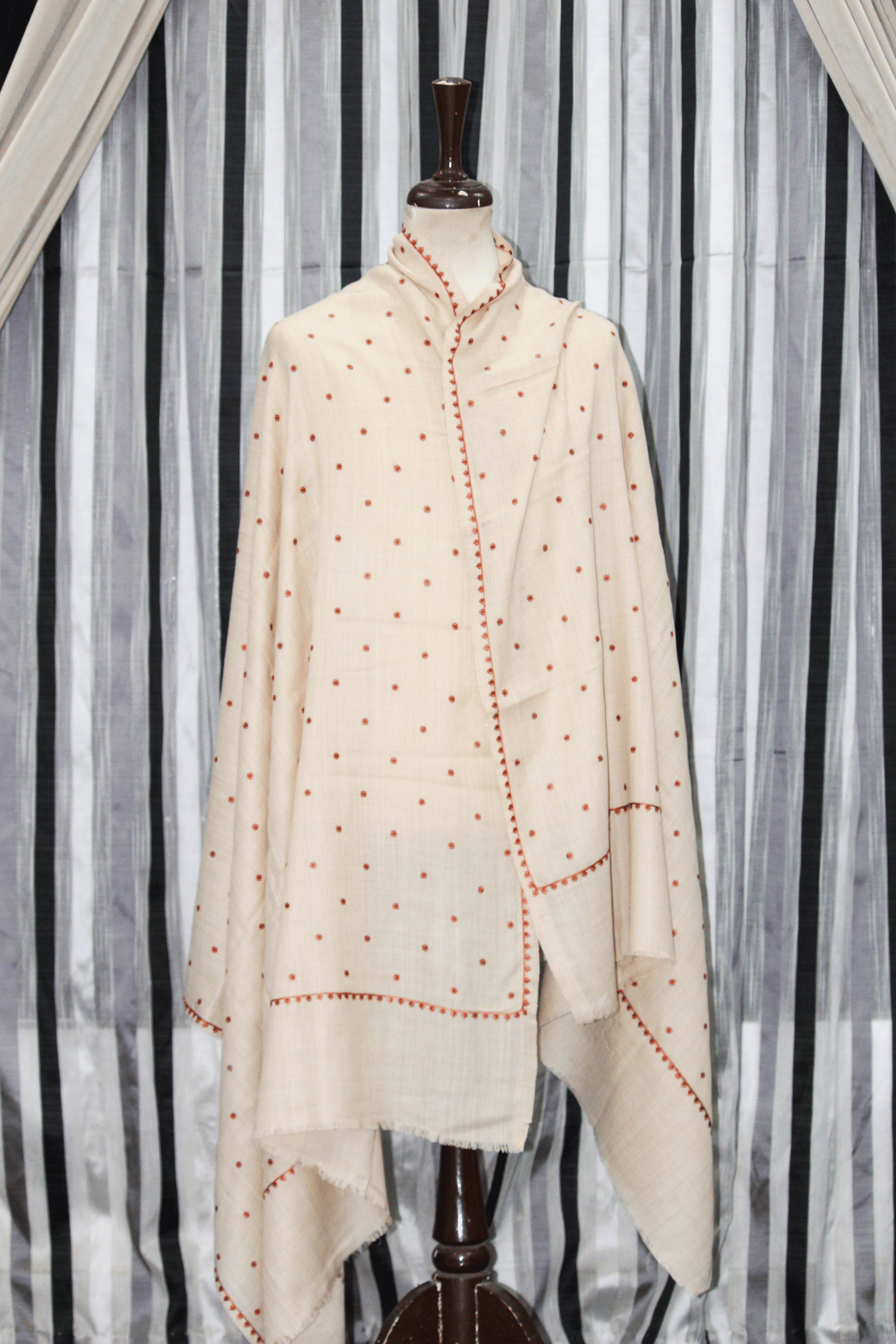 Gul-e-Buti Acrylic Shawl: Whispers of Elegance